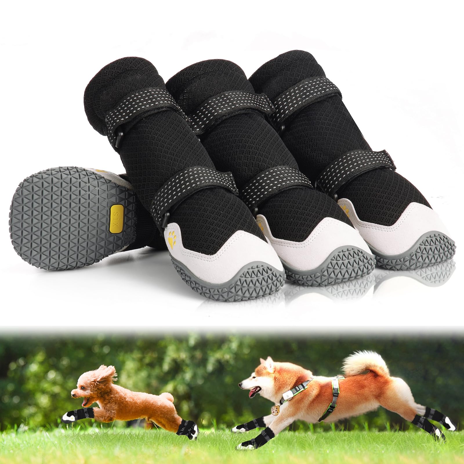 Amazon.co.jp: 「SENMUUP」犬靴 犬用ブーツ ドッグシューズ 春夏用